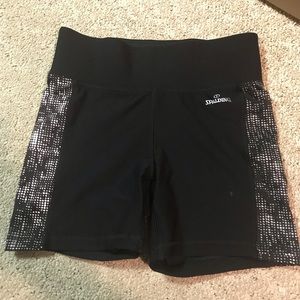 Spalding workout shorts